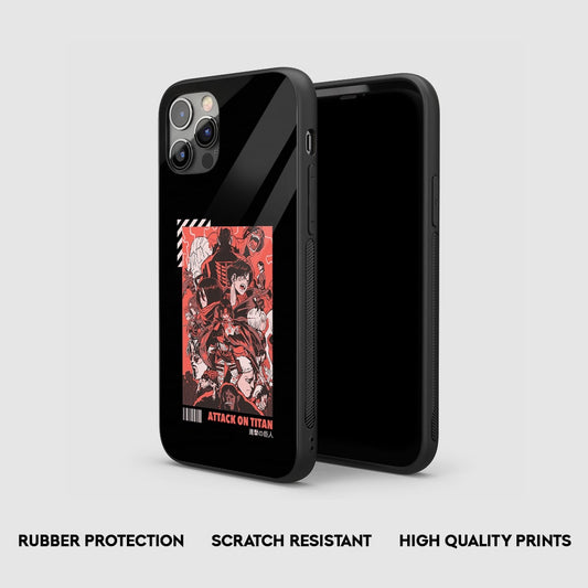 Attack On Titan Silicone Armored Phone Case by Anime Phone Cover
