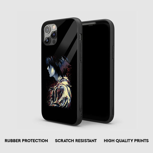 L Aesthetic Silicone Armored Phone Case by Anime Phone Cover