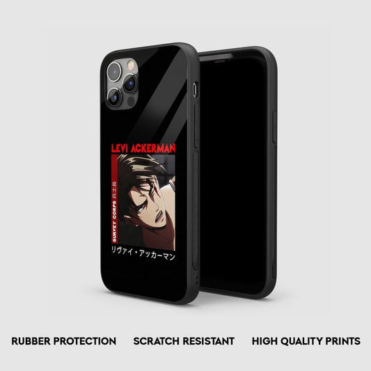 Levi Survey Corps Silicone Armored Phone Case by Anime Phone Cover