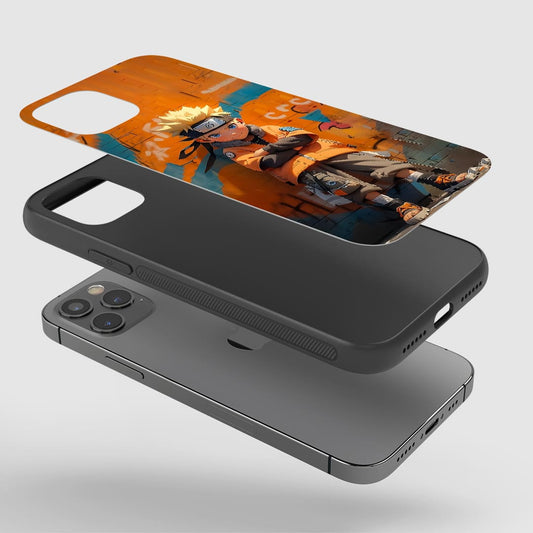 Naruto Graffiti Silicone Armored Phone Cover