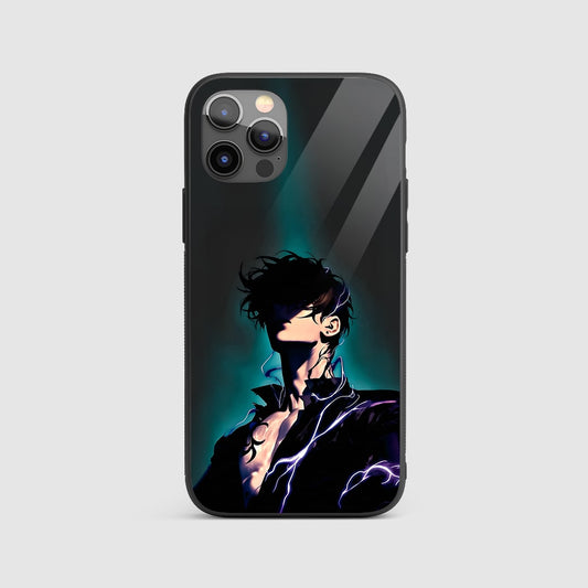 Sung Jinwoo Minimal Silicone Armored Phone Case by Anime Phone Cover