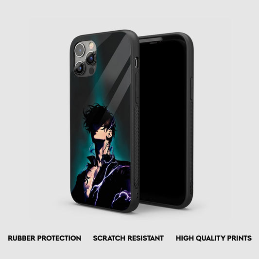 Sung Jinwoo Minimal Silicone Armored Phone Case